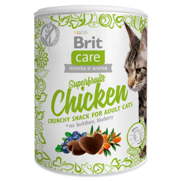 BRIT Care Cat Snack Superfruits Chicken 100g