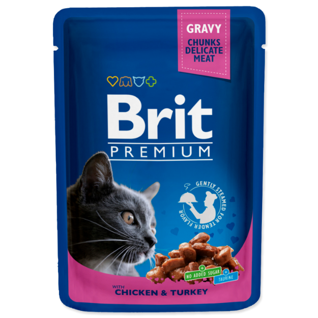 Kapsicka BRIT Premium Cat Salmon & Trout 100g