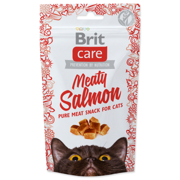 BRIT Care Cat Snack Meaty Salmon 50g