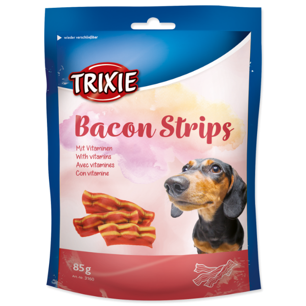 Proužky TRIXIE Dog se slaninou 85g