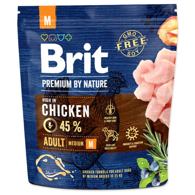 BRIT Premium by Nature Adult M 1kg