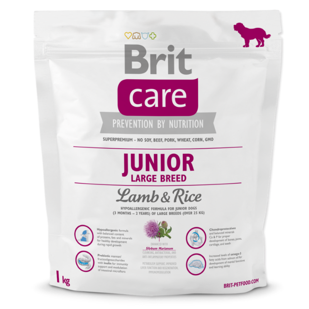 BRIT Care Junior Large Breed Lamb & Rice 1kg