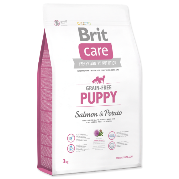 BRIT Care Grain-free Puppy Salmon & Potato 3kg