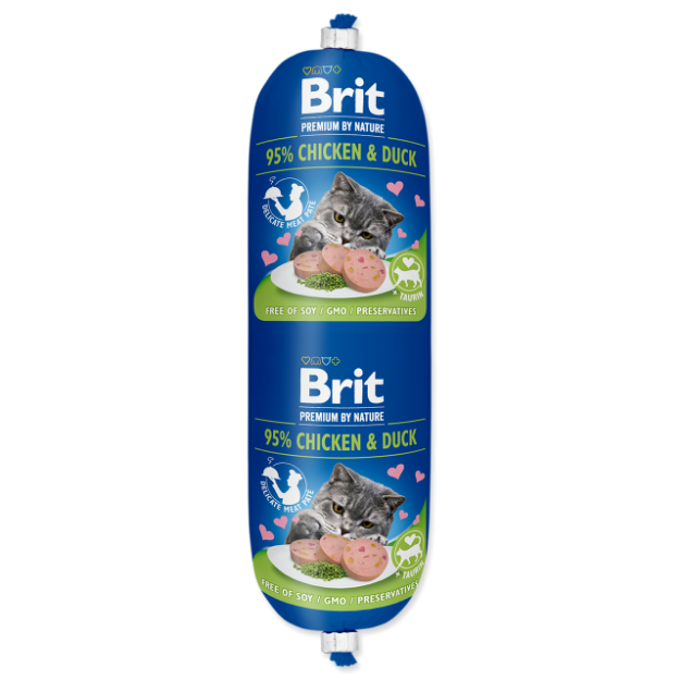 BRIT Premium by Nature Sausage CAT Chicken & Duck 180g