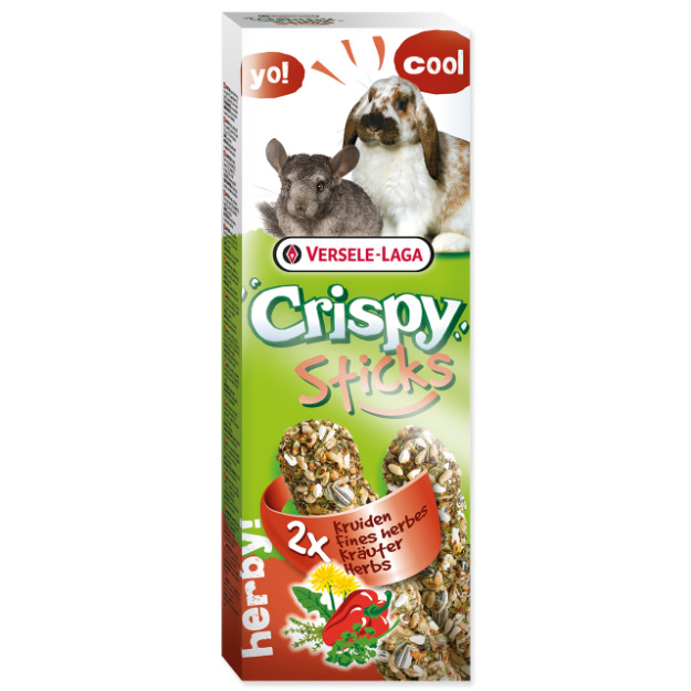 Tycinky VERSELE-LAGA Crispy s bylinami pro králíky a cincily 110g