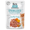 Kapsicka BRIT Care Cat Sterilized Fillets in Gravy with Healthy Rabbit 85g