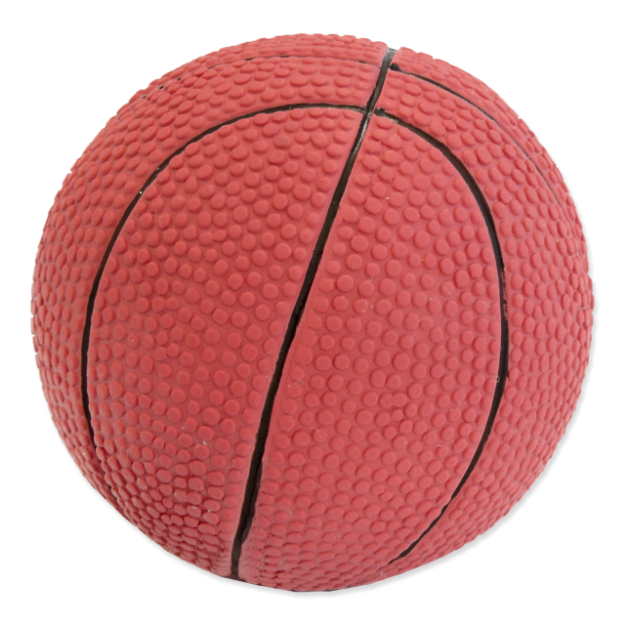 Hracka DOG FANTASY Latex basketball míc se zvukem 7,5 cm 