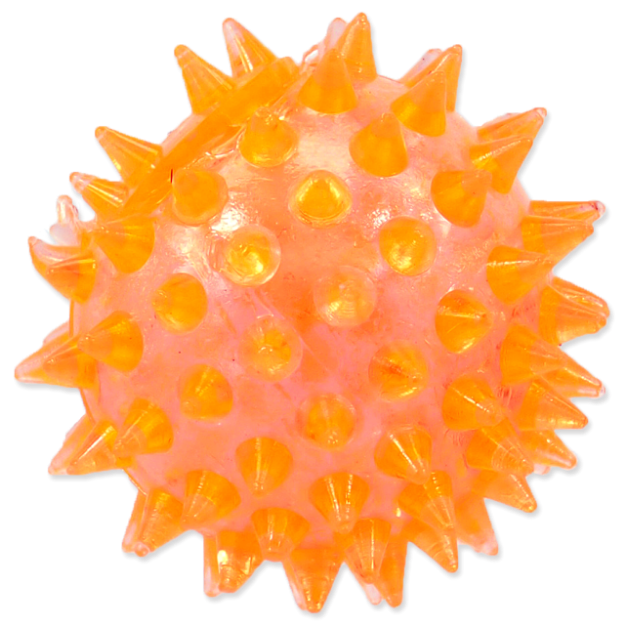 Hracka DOG FANTASY mícek pískací oranžový 5 cm 