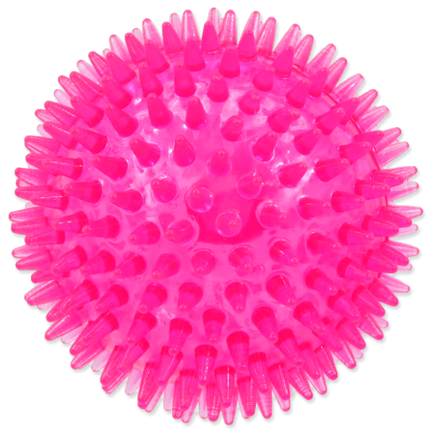 Hracka DOG FANTASY mícek pískací ružový 8 cm 