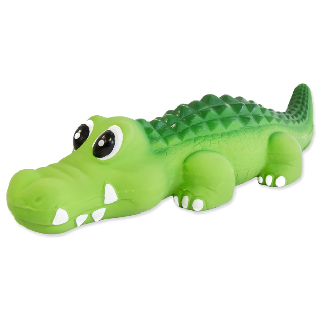 Picture of Hračka DOG FANTASY Latex krokodýl se zvukem 21 cm 