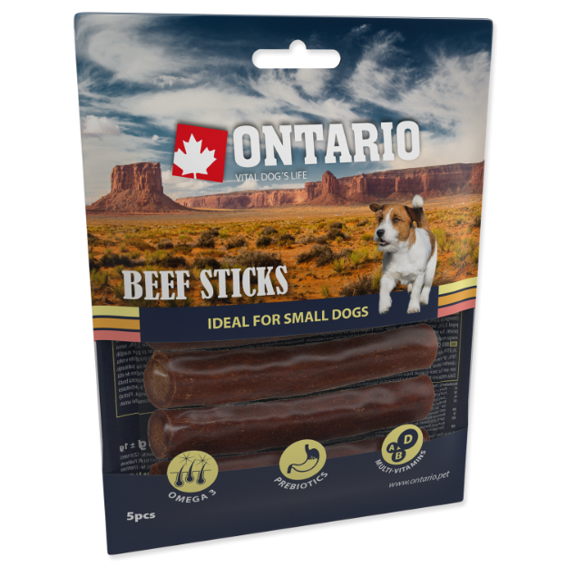 Picture of Snack ONTARIO Dog Rawhide Stick 7,5 cm 5ks