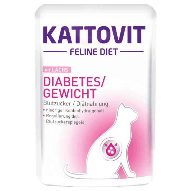 Picture of Kapsička KATTOVIT Diabetes losos 85g